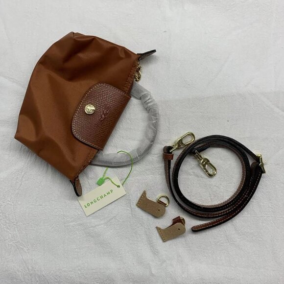 Longchamp Stylish Tan Crossbody Bag - Picture 1 of 5